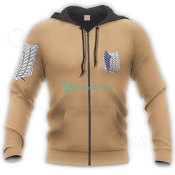 Attack On Titan All Over Printed 3D Shirt Wings Of Freedom Scout Regiment Anime Fans Product Photo 7