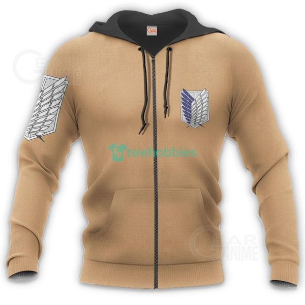 Attack On Titan All Over Printed 3D Shirt Wings Of Freedom Scout Regiment Anime Fans Product Photo 7