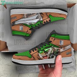 Attack On Titan Eren Yeager Anime Air Jordan Hightop Shoes Custom Product Photo 3