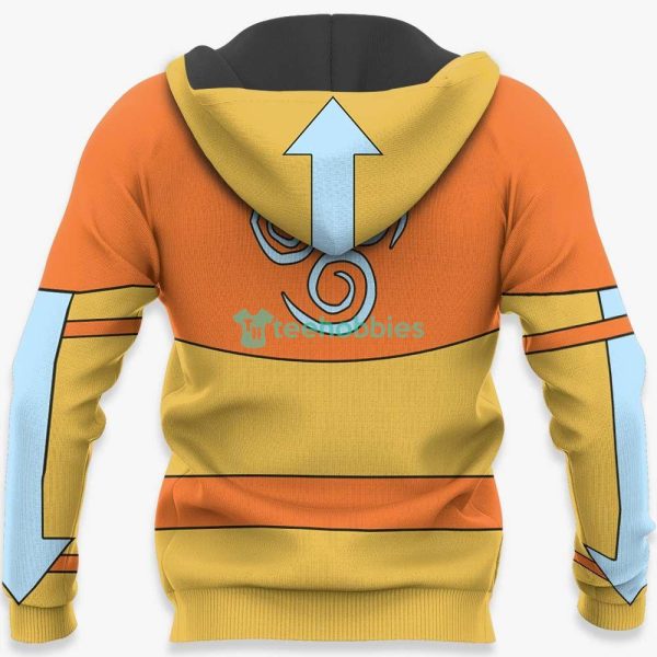 Avatar The Last Airbender Aang Uniform All Over Printed 3D Shirt Anime Fans Costume Product Photo 5