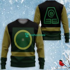 Avatar The Last Airbender All Over Printed 3D Shirt Earth Nation Uniform Costume Product Photo 2