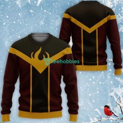 Avatar The Last Airbender All Over Printed 3D Shirt Fire Elemental Uniform Costume Product Photo 2