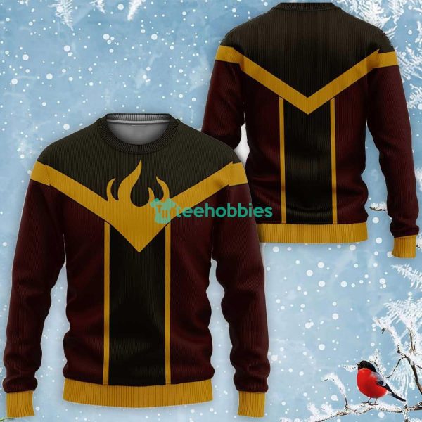 Avatar The Last Airbender All Over Printed 3D Shirt Fire Elemental Uniform Costume Product Photo 2