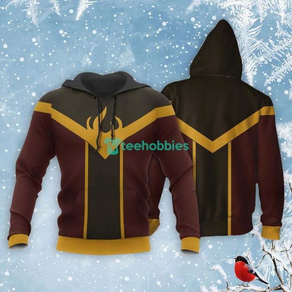 Avatar The Last Airbender All Over Printed 3D Shirt Fire Elemental Uniform Costume Product Photo 3