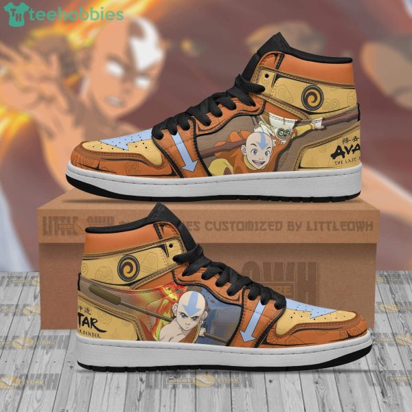 Avatar The Last Airbender Anime Air Jordan Hightop Shoes Product Photo 1