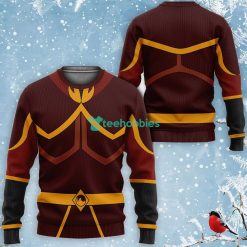 Avatar The Last Airbender Azula All Over Printed 3D Shirt Uniform Anime Fans Product Photo 2