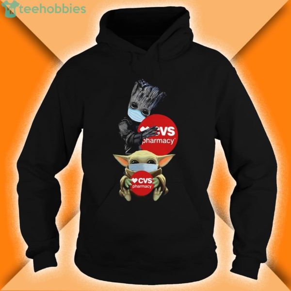 baby groot and baby yoda face mask hug cvs pharmacy shirt 2 600x600px Baby Groot And Baby Yoda Face Mask Hug Cvs Pharmacy Shirt