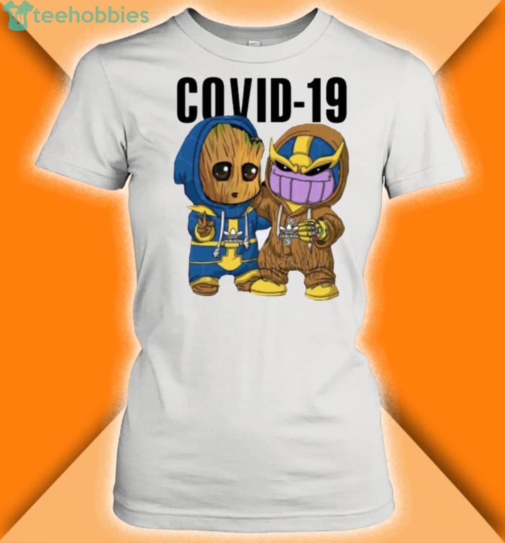 Baby Groot And Thanos Covid19 Shirt baby groot and thanos covid19 shirt 1 600x645px Baby Groot And Thanos Covid19 Shirt