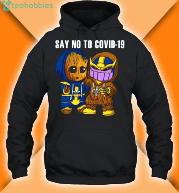 baby groot and thanos sau no to covid19 shirt 4 600x645px Baby Groot And Thanos Sau No To Covid19 Shirt