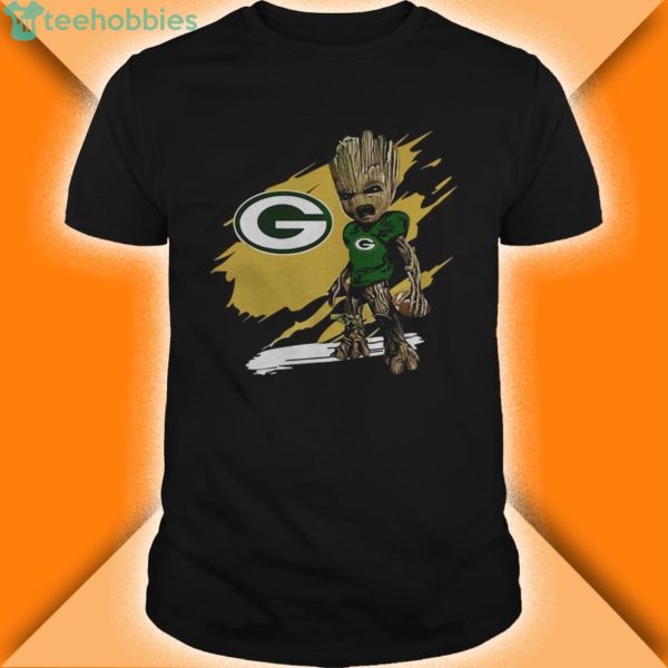 baby groot green bay packers shirt 600x600px Baby Groot Green Bay Packers Shirt