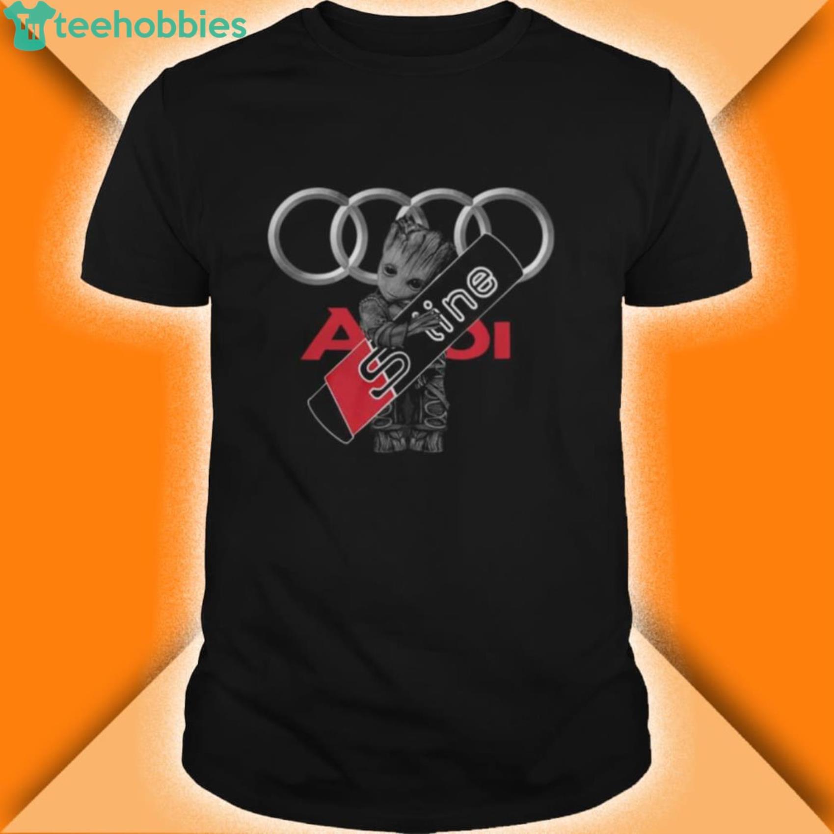 Baby Groot Hug Audi Sline Shirt Product Photo 1 Baby Groot Hug Audi Sline Shirt Product Photo 1