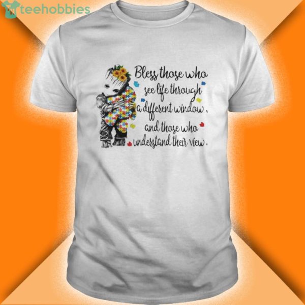 baby groot hug autism bless those who see life through a different window shirt 600x600px Baby Groot Hug Autism Bless Those Who See Life Through A Different Window Shirt