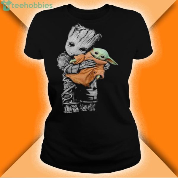 baby groot hug baby yoda shirt 1 600x600px Baby Groot Hug Baby Yoda Shirt