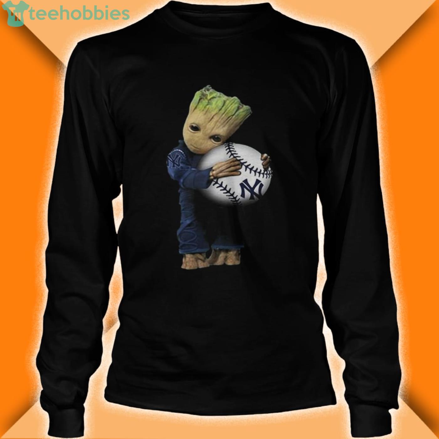 Baby Groot Hugs New York Yankees Shirt Product Photo 4 Baby Groot Hugs New York Yankees Shirt Product Photo 4