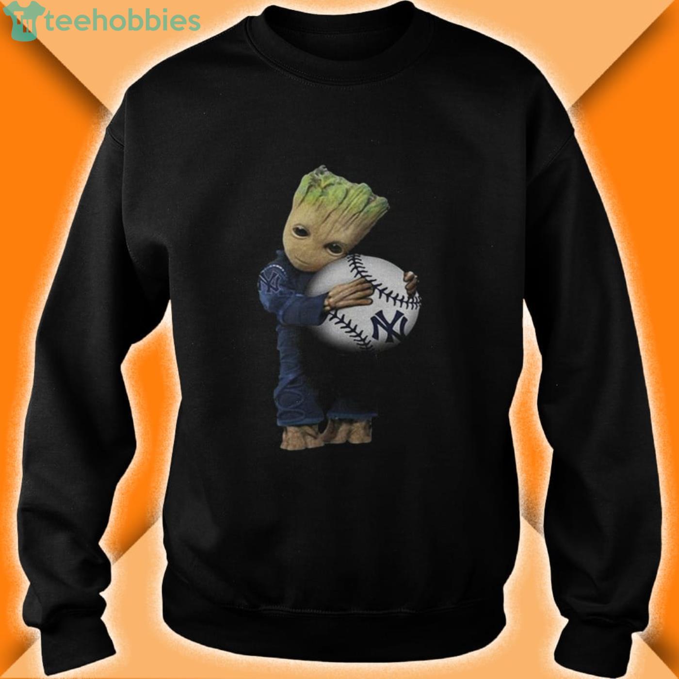 Baby Groot Hugs New York Yankees Shirt Product Photo 5 Baby Groot Hugs New York Yankees Shirt Product Photo 5