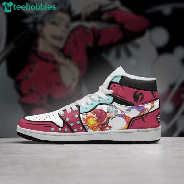 Ban The Seven Deadly Sins Anime Air Jordan Hightop Shoes Product Photo 3