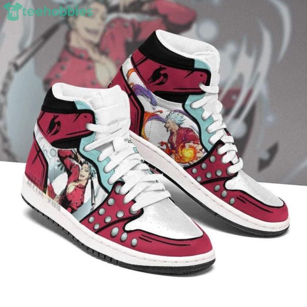 Ban The Seven Deadly Sins Anime Air Jordan Hightop Shoes Product Photo 4