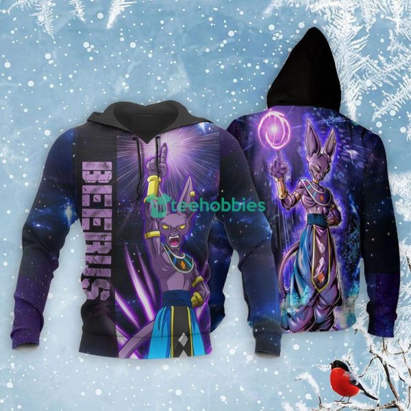 Beerus Sama All Over Printed 3D Shirt Dragon Ball Anime Fans Product Photo 3