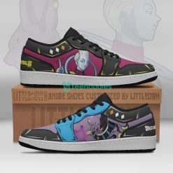Beerus x Whis Custom Dragon Ball Anime Air Jordan Low Top Shoesproduct photo 1