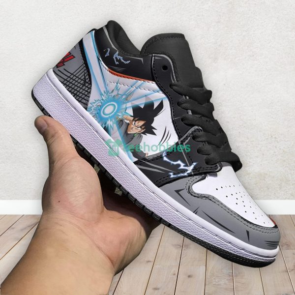 Black Goku Custom Dragon Ball Anime Air Jordan Low Top Shoesproduct photo 2