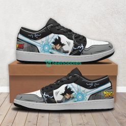 Black Goku Custom Dragon Ball Anime Air Jordan Low Top Shoesproduct photo 1