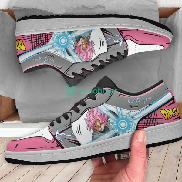 Black Goku Custom Super Saiyan Rose Dragon Ball Anime Air Jordan Low Top Shoesproduct photo 4