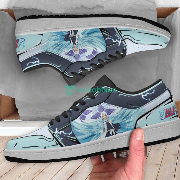 Bleach Toshiro Hitsugaya Custom Anime Air Jordan Low Top Shoesproduct photo 4