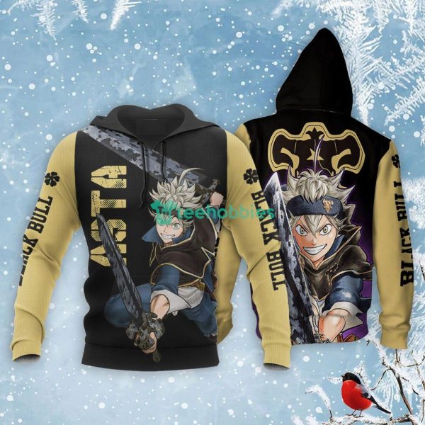 Bleachack Bull Asta All Over Printed 3D Shirt Bleachack Clover Anime Fans Product Photo 3