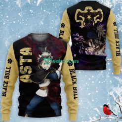 Bleachack Bull Devil Asta All Over Printed 3D Shirt Bleachack Clover Anime Fans Product Photo 2