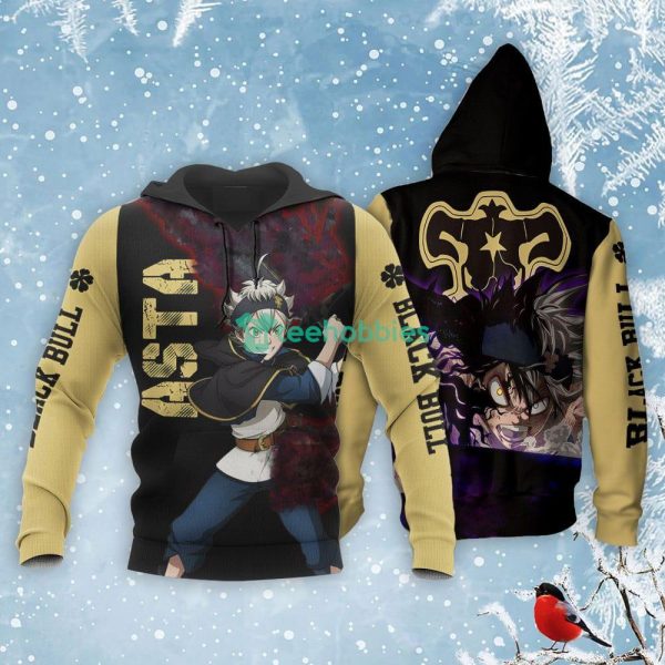 Bleachack Bull Devil Asta All Over Printed 3D Shirt Bleachack Clover Anime Fans Product Photo 3