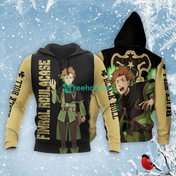 Bleachack Bull Finral Roulacase All Over Printed 3D Shirt Bleachack Clover Anime Fans Product Photo 3