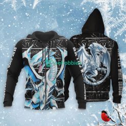 Bleachue-Eyes White Dragon All Over Printed 3D Shirt Custom Yugioh Anime Fans Product Photo 1