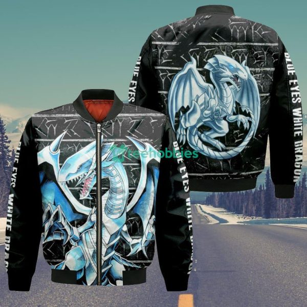 Bleachue-Eyes White Dragon All Over Printed 3D Shirt Custom Yugioh Anime Fans Product Photo 4