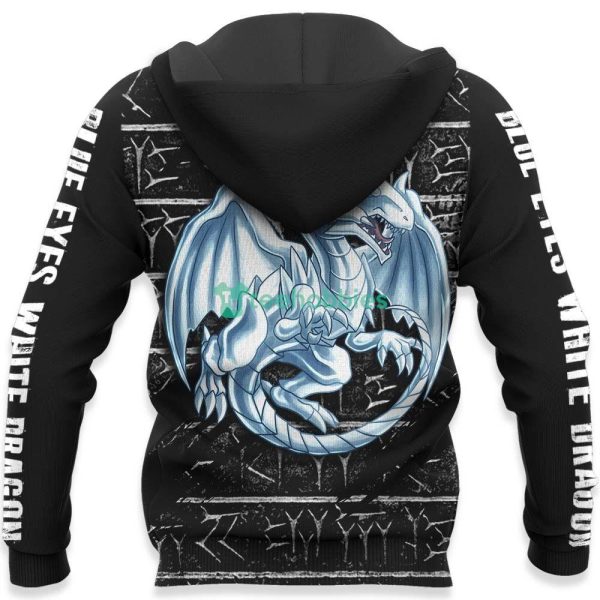 Bleachue-Eyes White Dragon All Over Printed 3D Shirt Custom Yugioh Anime Fans Product Photo 5