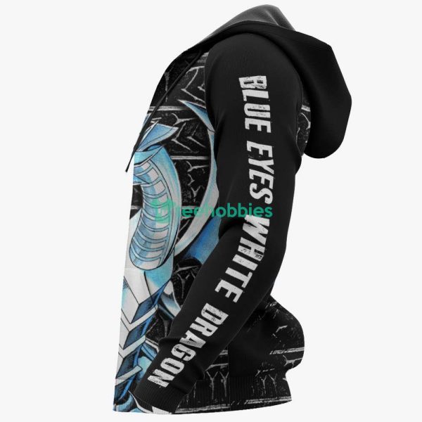 Bleachue-Eyes White Dragon All Over Printed 3D Shirt Custom Yugioh Anime Fans Product Photo 6