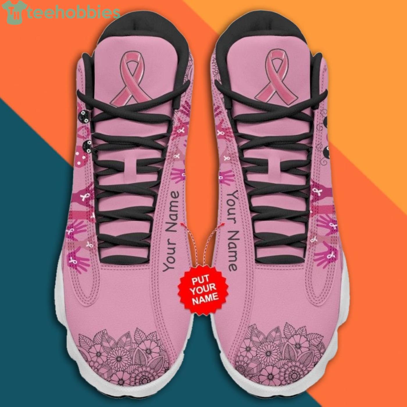 Breast Cancer Warrior CUSTOM Air Jordan 13 