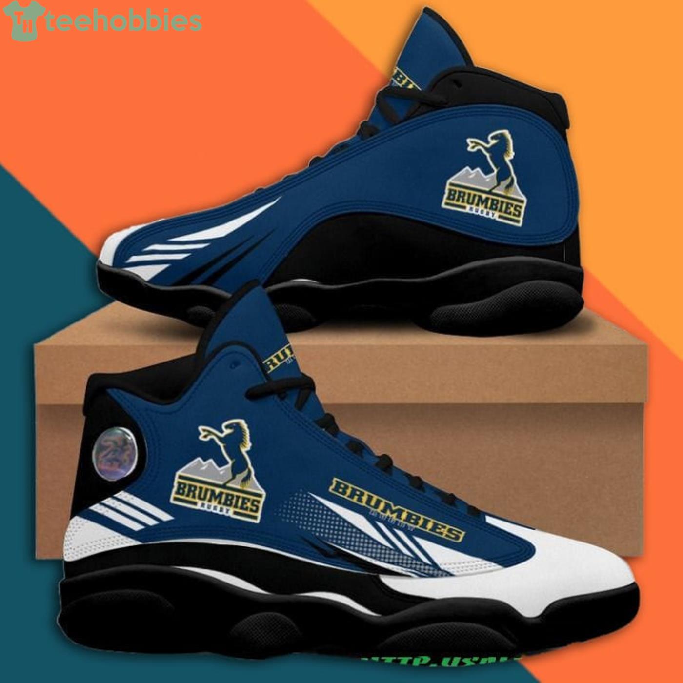Brumbies Rugby Team Air Jordan 13 Sneaker Shoes Product Photo 1 Brumbies Rugby Team Air Jordan 13 Sneaker Shoes Product Photo 1