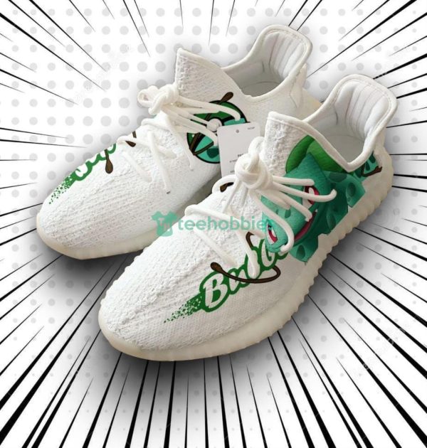 Bulbasaur Custom Pokemon Anime Yeezy Shoes For Fans Product Photo 1