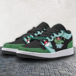 Bulbasaur Pokemon Anime Custom Air Jordan Low Top Shoes Product Photo 2