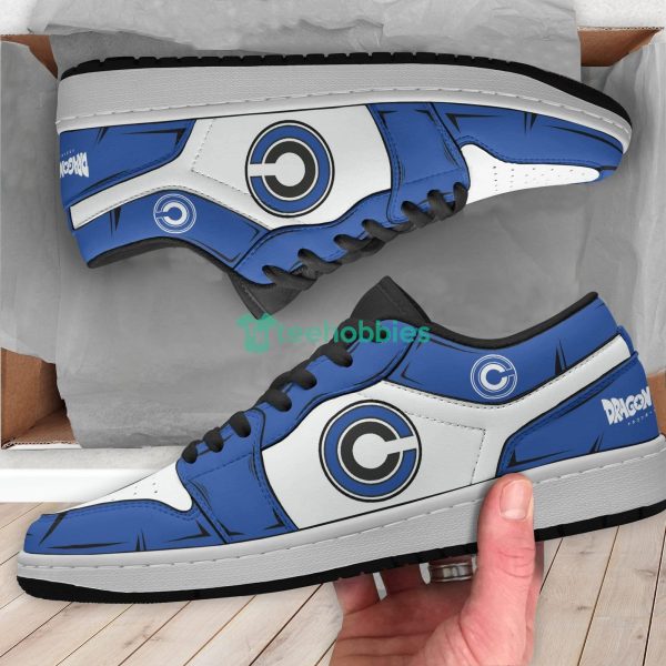 Capsule Corporation Dragon Ball Z Anime Air Jordan Low Top Shoesproduct photo 3