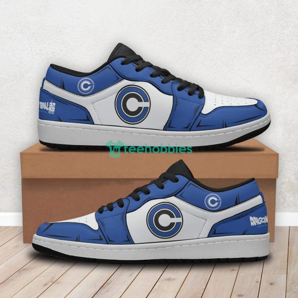 Capsule Corporation Dragon Ball Z Anime Air Jordan Low Top Shoesproduct photo 4
