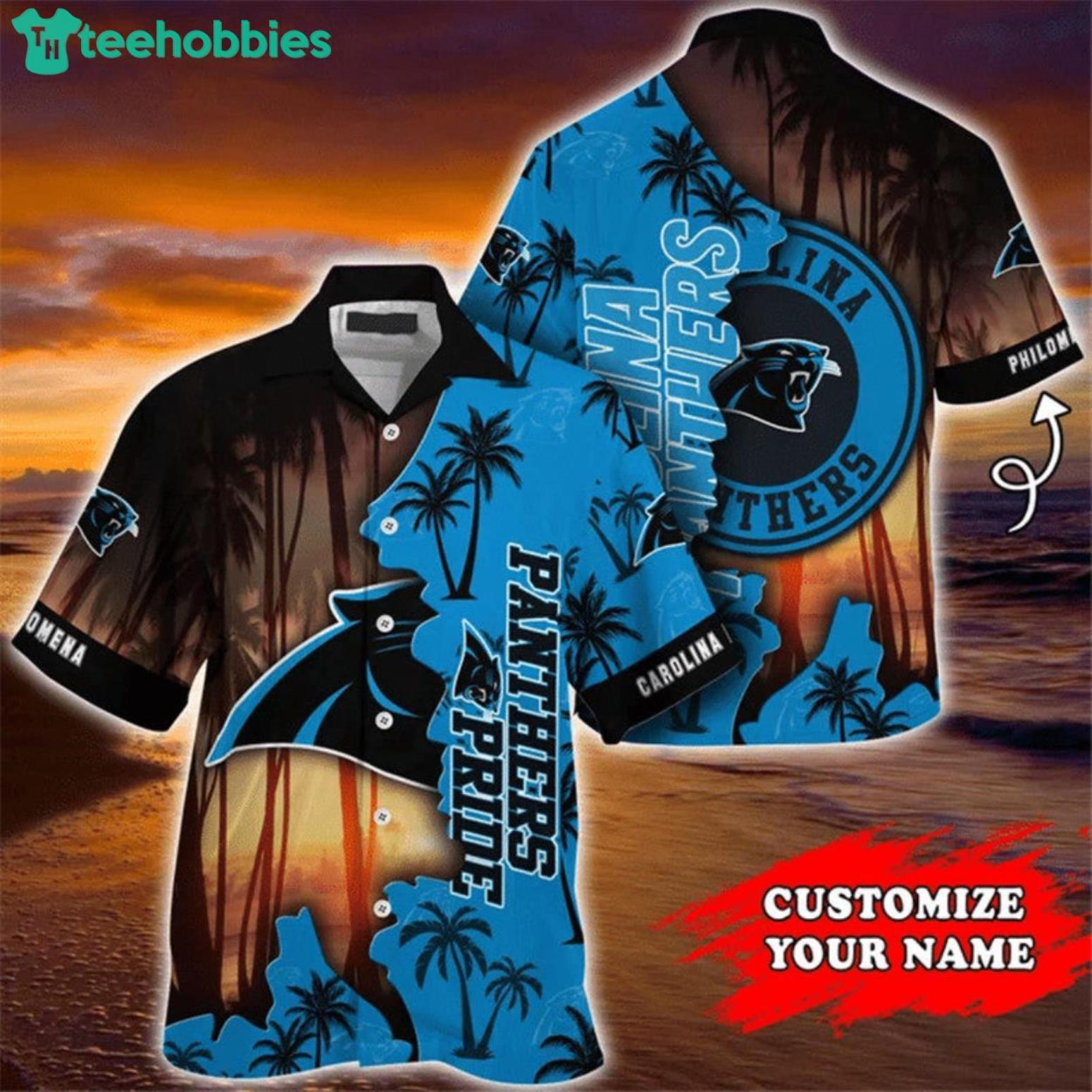 Carolina Panthers Hawaiian Custom Name For Fans Product Photo 1