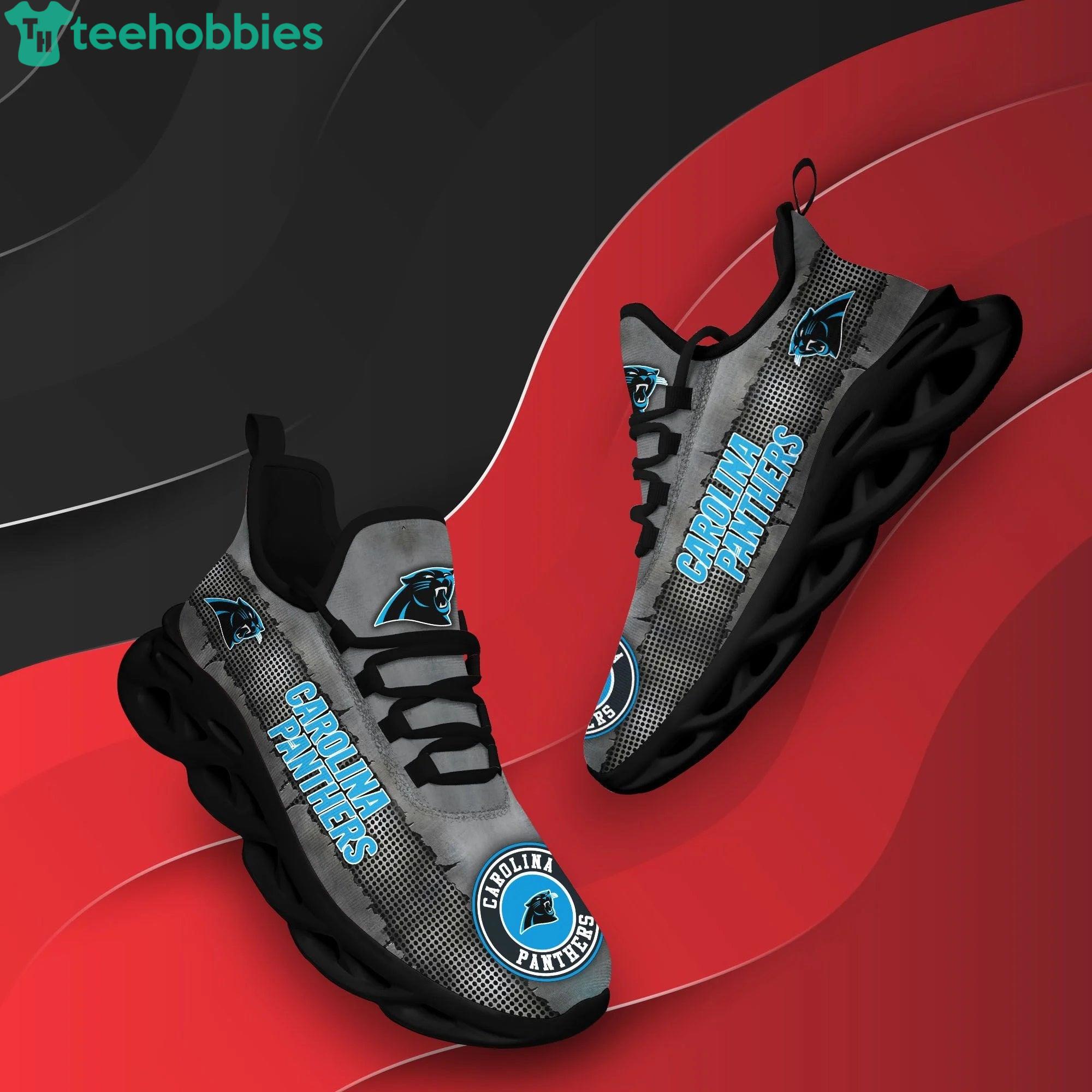 Carolina Panthers Football Team Air Jordan 13 Custom Name Sneakers