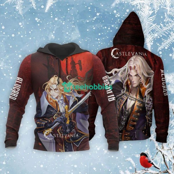 Castlevania Alucard All Over Printed 3D Shirt Anime Fans Merch Stores Product Photo 3