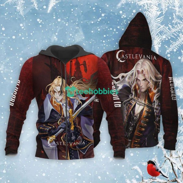 Castlevania Alucard All Over Printed 3D Shirt Anime Fans Merch Stores Product Photo 1