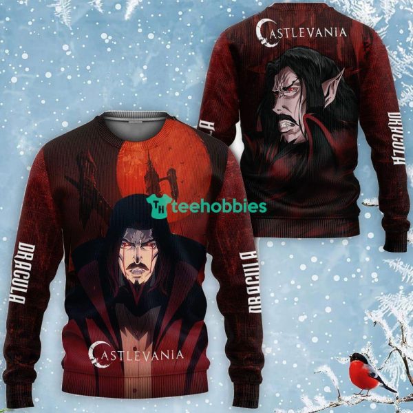 Castlevania Dracula All Over Printed 3D Shirt Best Gift Anime Fans Product Photo 2