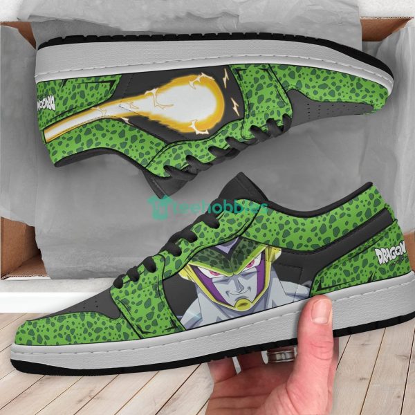 Cell Custom Dragon Ball Anime Air Jordan Low Top Shoesproduct photo 3