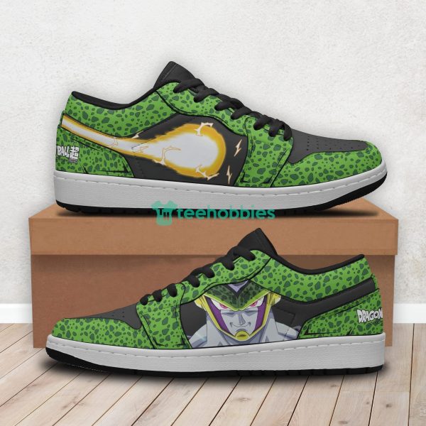 Cell Custom Dragon Ball Anime Air Jordan Low Top Shoesproduct photo 4