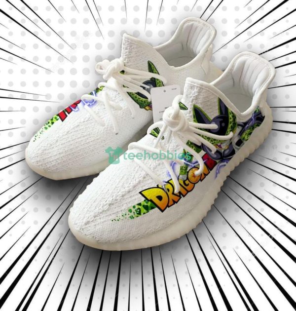 Cell Custom Dragon Ball Anime Yeezy Shoes For Fans Product Photo 1