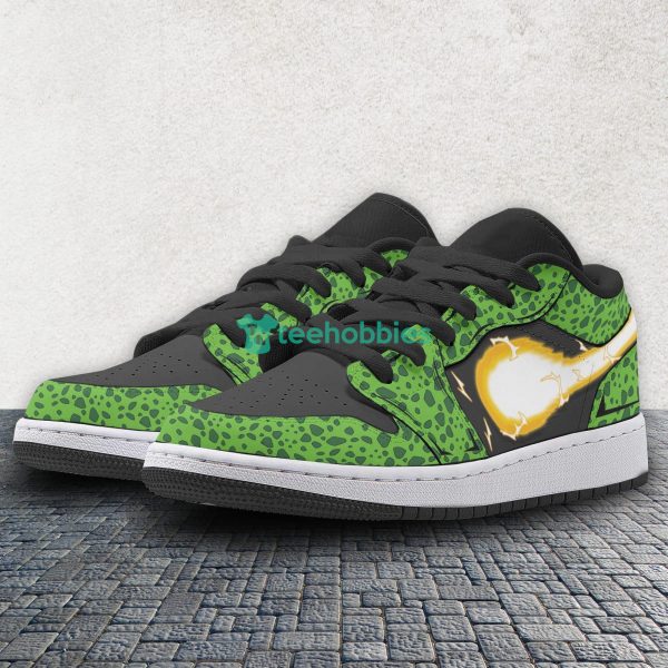 Cell Custom Dragon Ball Z Anime Air Jordan Low Top Shoes Product Photo 2